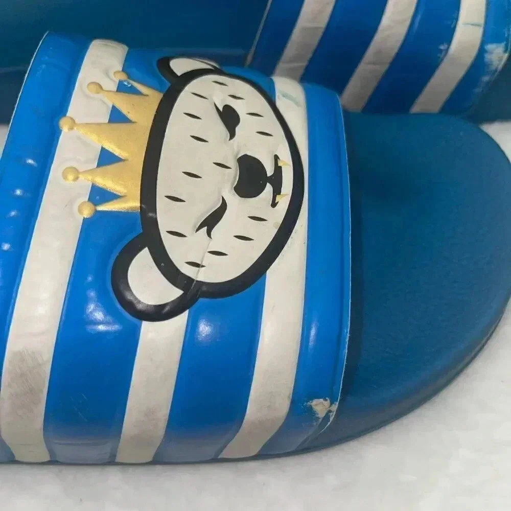 Adidas Men's Blue Slides - Size 9 - Picture 4 of 7